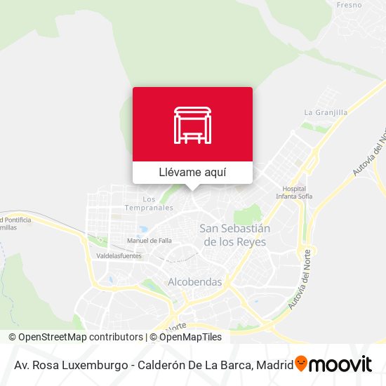 Mapa Av. Rosa Luxemburgo - Calderón De La Barca