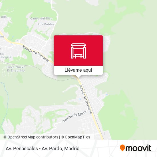 Mapa Av. Peñascales - Av. Pardo