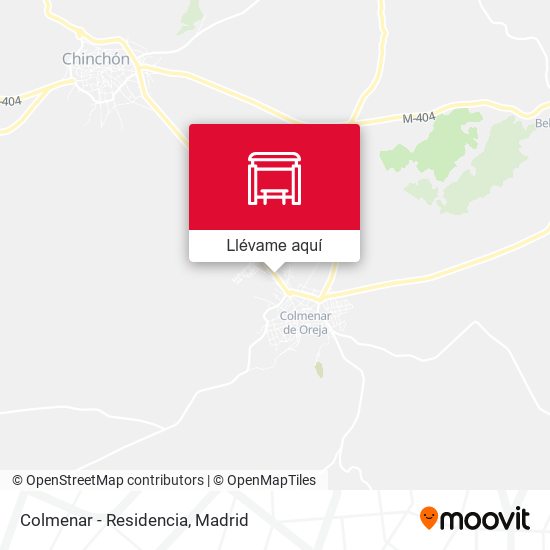 Mapa Colmenar - Residencia