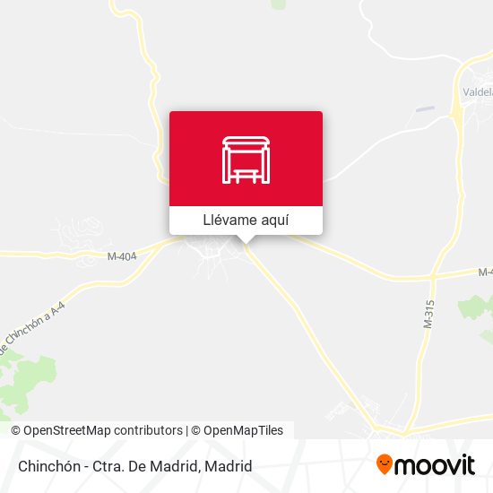 Mapa Chinchón - Ctra. De Madrid