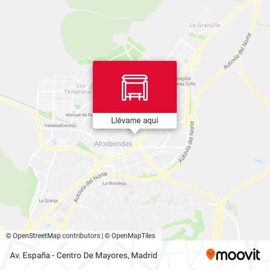 Mapa Av. España - Centro De Mayores