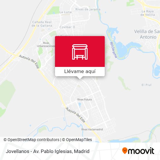 Mapa Jovellanos - Av. Pablo Iglesias