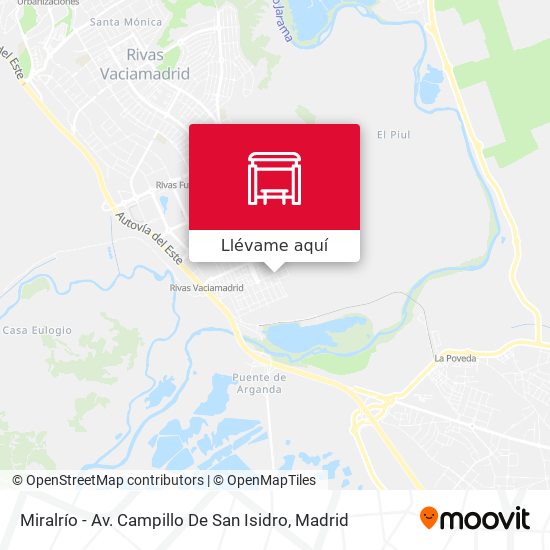 Mapa Miralrío - Av. Campillo De San Isidro
