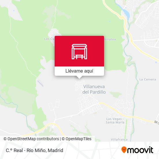Mapa C.º Real - Río Miño