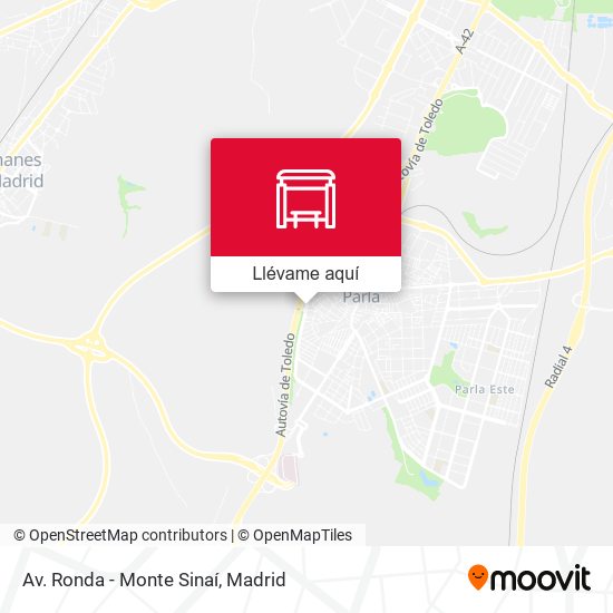 Mapa Av. Ronda - Monte Sinaí