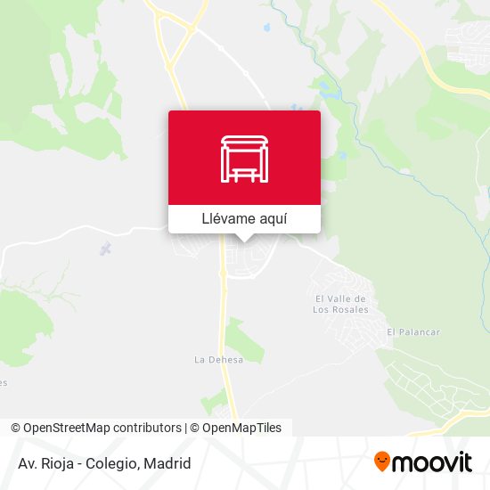 Mapa Av. Rioja - Colegio