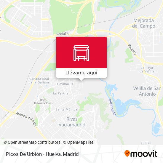 Mapa Picos De Urbión - Huelva