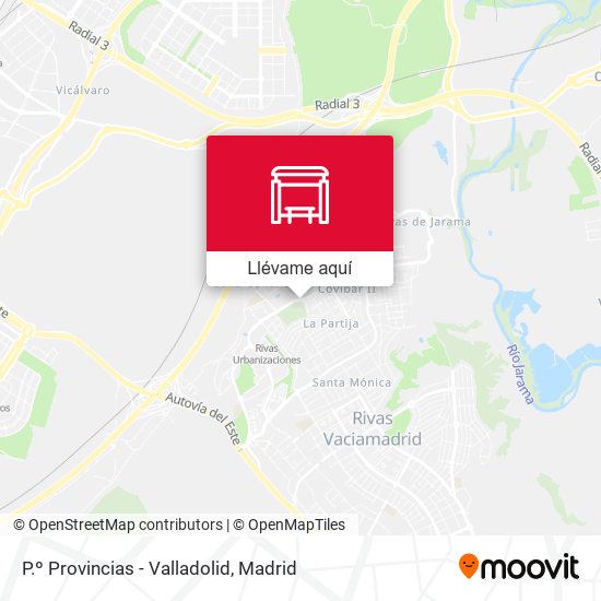 Mapa P.º Provincias - Valladolid
