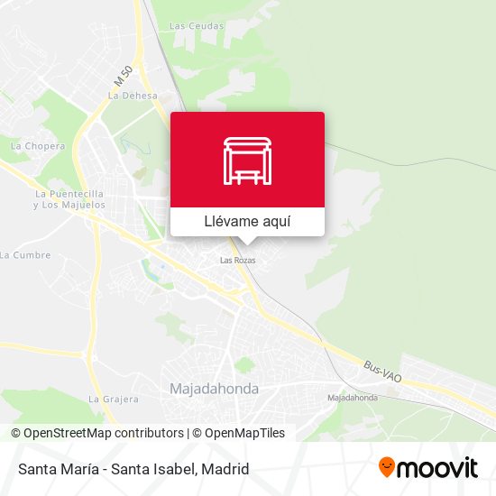 Mapa Santa María - Santa Isabel