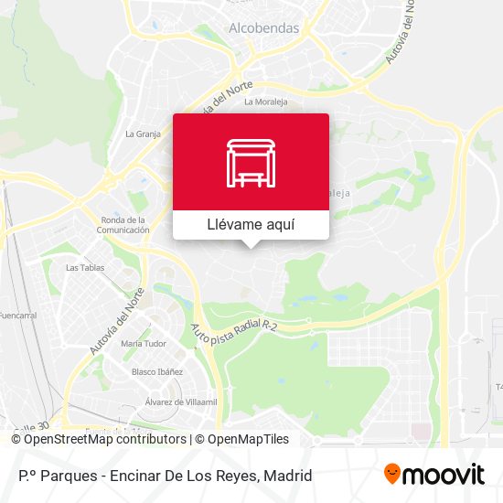 Mapa P.º Parques - Encinar De Los Reyes