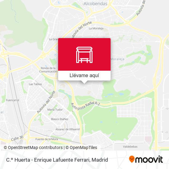 Mapa C.º Huerta - Enrique Lafuente Ferrari