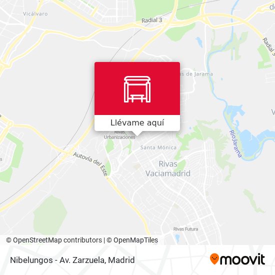 Mapa Nibelungos - Av. Zarzuela
