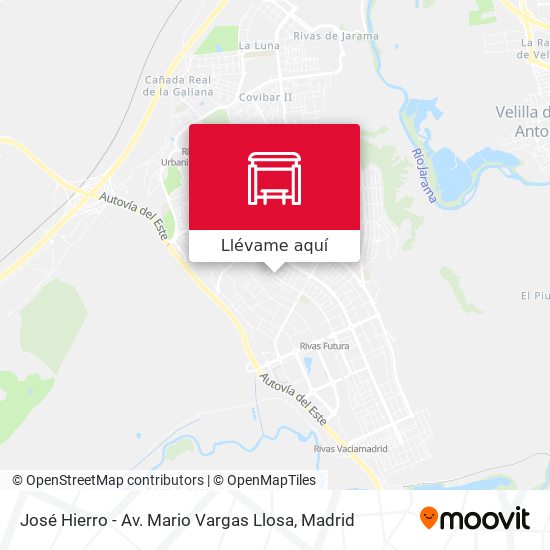 Mapa José Hierro - Av. Mario Vargas Llosa