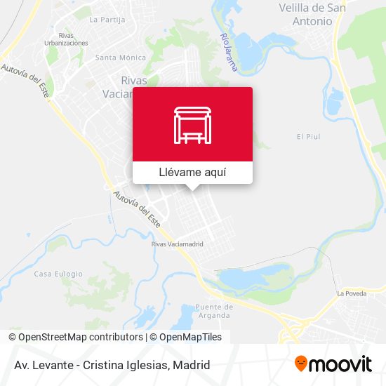 Mapa Av. Levante - Cristina Iglesias