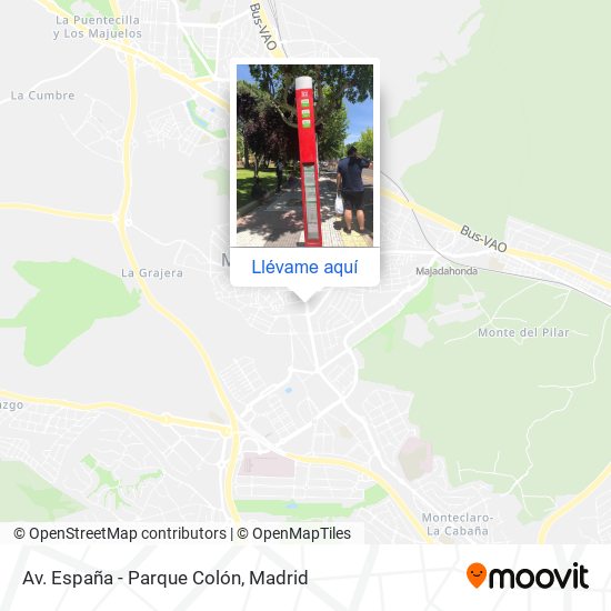 Mapa Av. España - Parque Colón