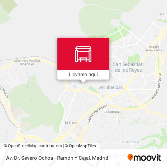 Mapa Av. Dr. Severo Ochoa - Ramón Y Cajal
