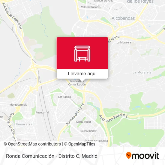 Mapa Ronda Comunicación - Distrito C