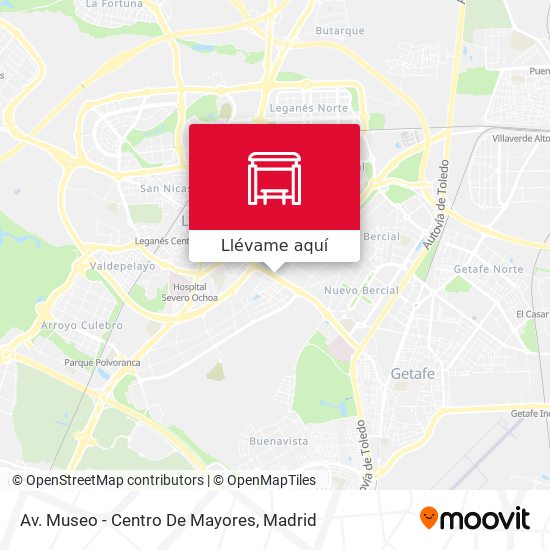 Mapa Av. Museo - Centro De Mayores