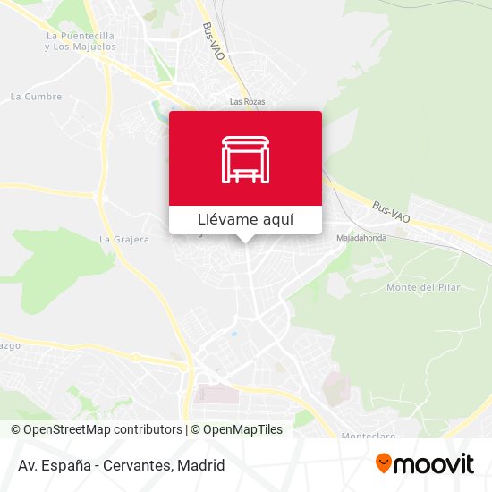 Mapa Av. España - Cervantes