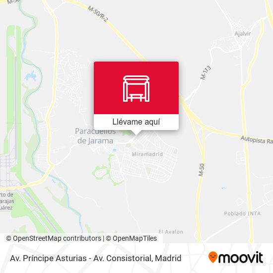 Mapa Av. Príncipe Asturias - Av. Consistorial
