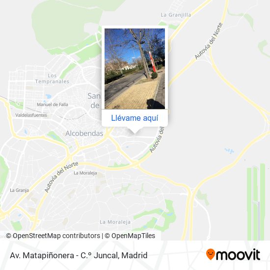 Mapa Av. Matapiñonera - C.º Juncal