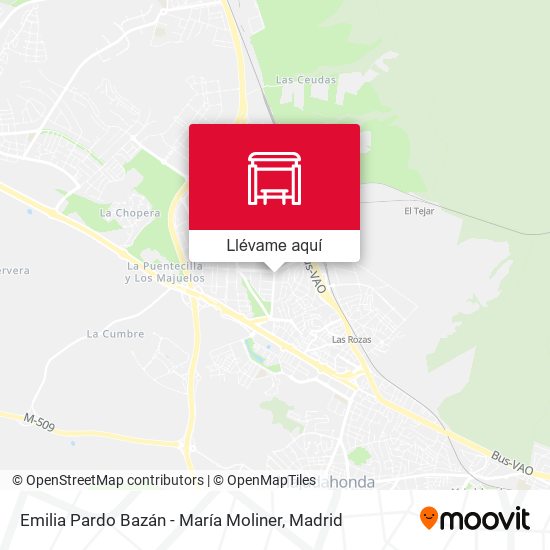 Mapa Emilia Pardo Bazán - María Moliner