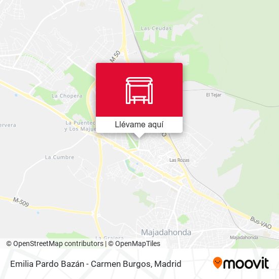 Mapa Emilia Pardo Bazán - Carmen Burgos