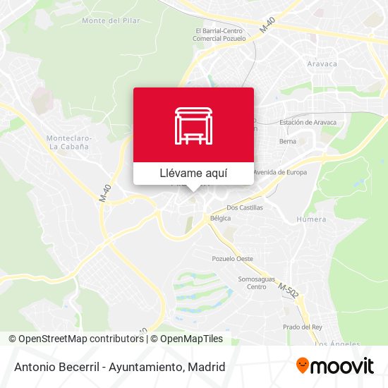 Mapa Antonio Becerril - Ayuntamiento
