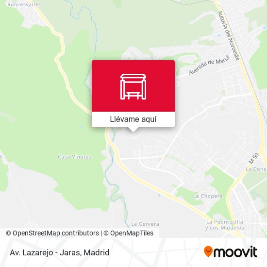 Mapa Av. Lazarejo - Jaras