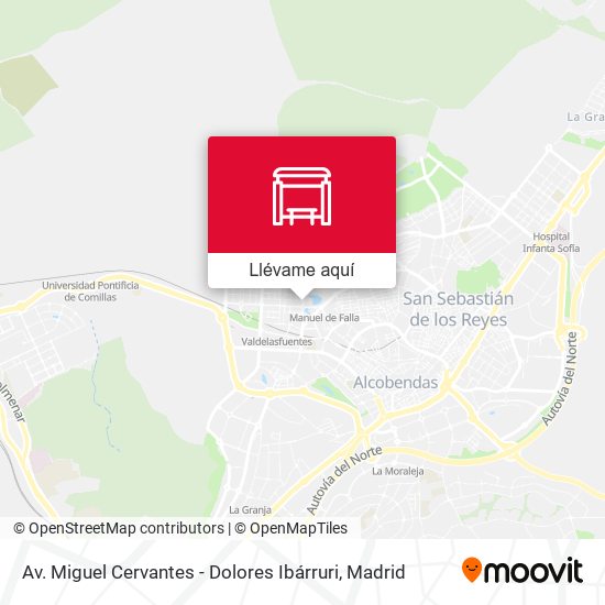 Mapa Av. Miguel Cervantes - Dolores Ibárruri