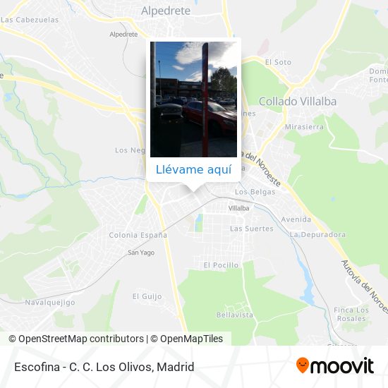 Mapa Escofina - C. C. Los Olivos