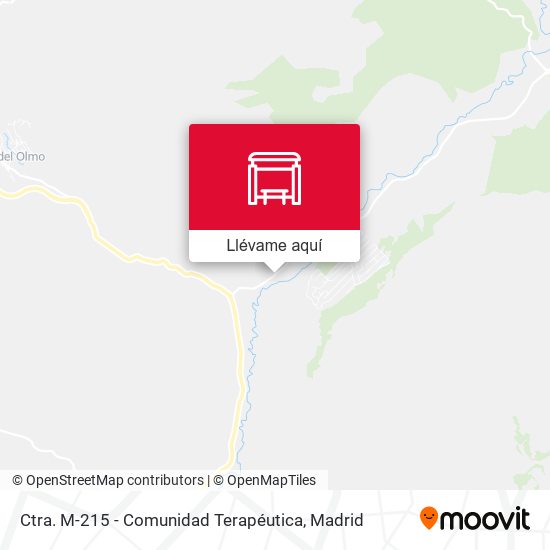 Mapa Ctra. M-215 - Comunidad Terapéutica