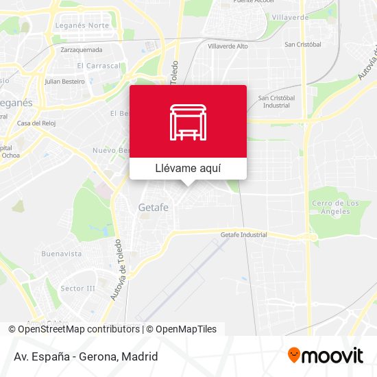Mapa Av. España - Gerona