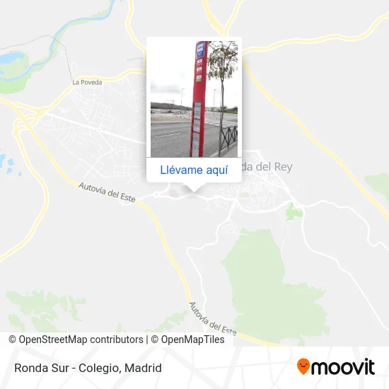 Mapa Ronda Sur - Colegio