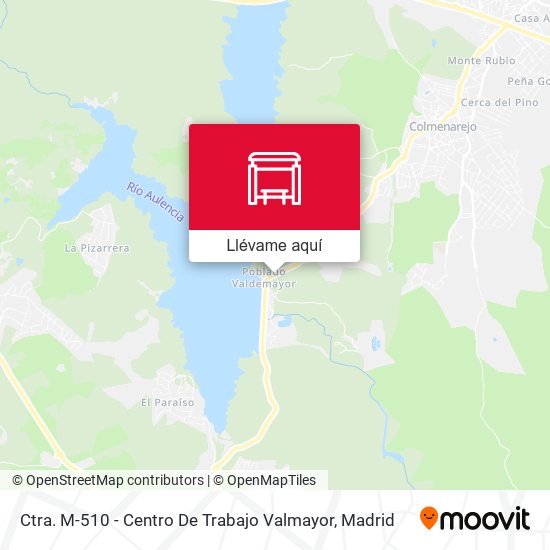 Mapa Ctra. M-510 - Centro De Trabajo Valmayor