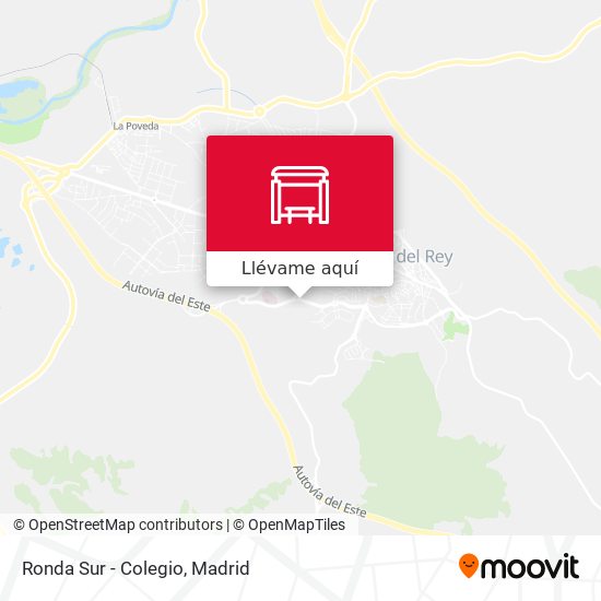 Mapa Ronda Sur - Colegio