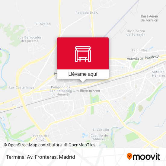 Mapa Terminal Av. Fronteras