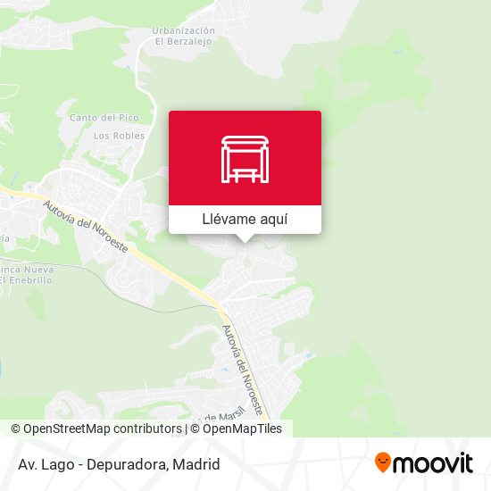 Mapa Av. Lago - Depuradora