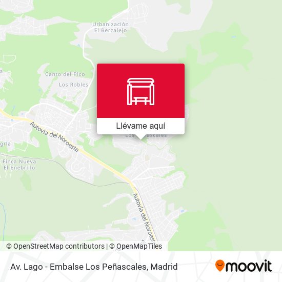 Mapa Av. Lago - Embalse Los Peñascales
