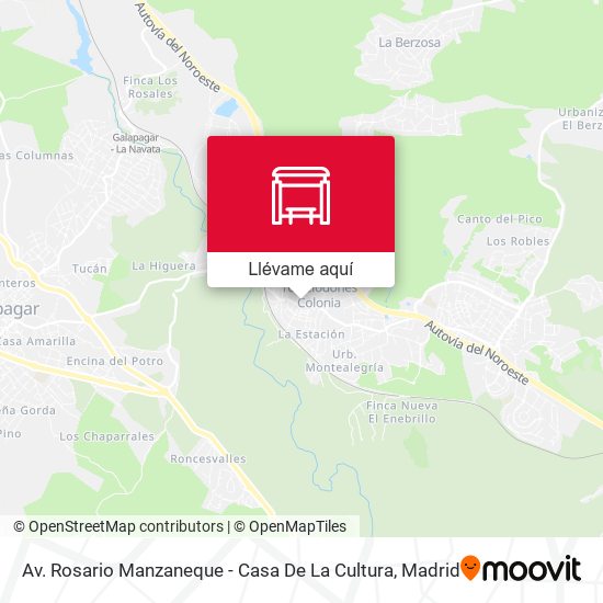 Mapa Av. Rosario Manzaneque - Casa De La Cultura