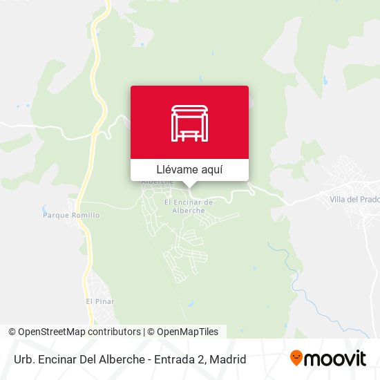 Mapa Urb. Encinar Del Alberche - Entrada 2
