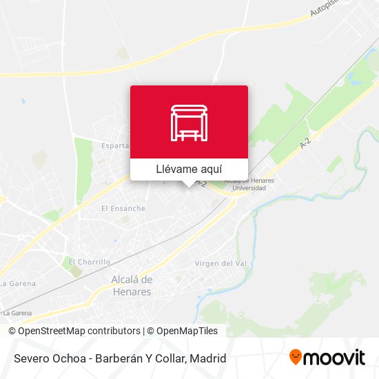Mapa Severo Ochoa - Barberán Y Collar