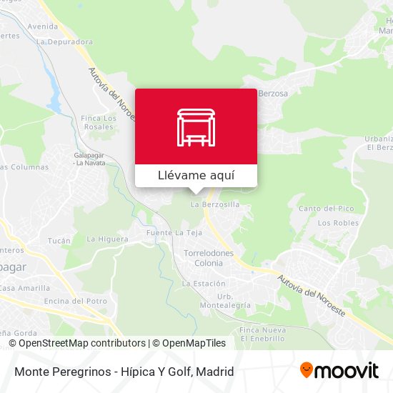 Mapa Monte Peregrinos - Hípica Y Golf