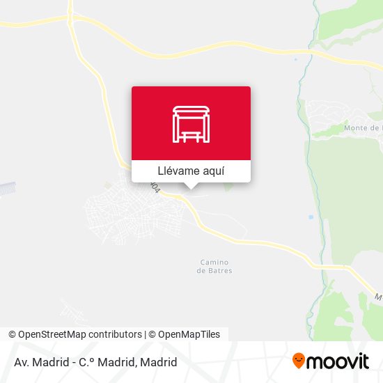 Mapa Av. Madrid - C.º Madrid