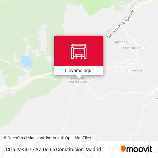 Mapa Ctra. M-507 - Av. De La Constitución