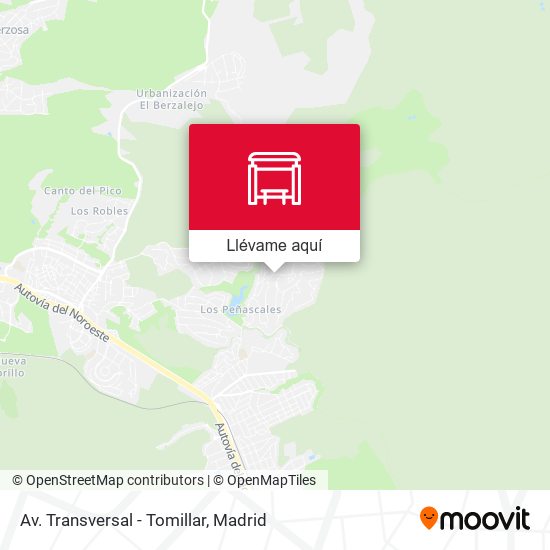 Mapa Av. Transversal - Tomillar