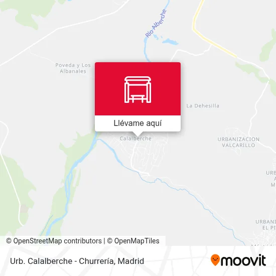 Mapa Urb. Calalberche - Churrería