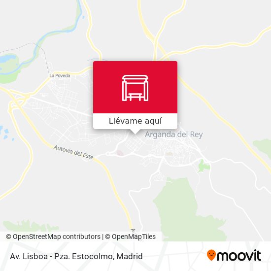 Mapa Av. Lisboa - Pza. Estocolmo