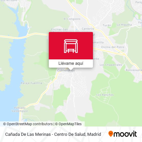 Mapa Cañada De Las Merinas - Centro De Salud