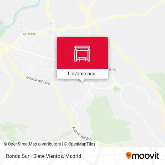 Mapa Ronda Sur - Siete Vientos